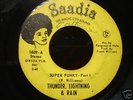 THUNDER LIGHTNING & RAIN super funky FUNK SAADIA 45