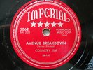 BLUES - COUNTRY JIM 'AVENUE BREAKDOWN' IMPERIAL 78