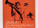 RUSS FREEMAN CHET BAKER LP Quartet 1957 Pacific Jazz DG