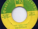 Rare Soul 45: THE CONTACTS on QUADRAN You Gonna Pay