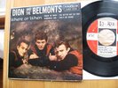 DION AND THE BELMONTS WHERE OR WHEN 1959 TOP RARE EP