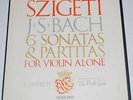 SZIGETI VIOLIN BACH SONATAS & PARTITAS VANGUARD(3 lps)