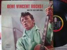 GENE VINCENT  LP---ROCKS  AND THE BLUE CAPS ROLL  T970