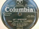 1) 78 RPM CHARLESTON CHASERS BLUE WAX COLUMBIA 1891-D