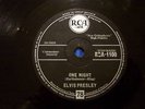 ELVIS PRESLEY 78 RPM ONE NIGHT / I GOT STUNG UK RCA EX