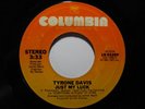Modern Soul 45 TYRONE DAVIS Just My Luck COLUMBIA HEAR