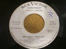Elvis Presley 45 rpm record(RCA SP-45-162 - DJ)