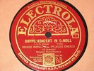 ELECTROLA 2x78RPM BACH DOUBLE VIOLIN MENUHIN ENESCO