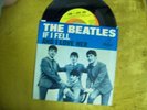 The Beatles 45 record -if I fell/and I love her