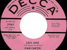 RARE NORTHERN SOUL: JEAN CARTER - LIKE ONE