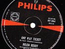 ONE WAY TICKET HELEN REDDY 1968 HER FIRST 45  POP PSYCH