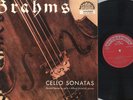 BRAHMS CELLO SONATAS RED STEREO LABEL NAVARRA LP