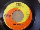 ROCK THE BEATLES TICKET TO RIDE 45 RPM CAPITOL 5407
