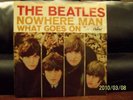 Beatles Nowhere Man What Goes On 45 Capitol 5587 NICE