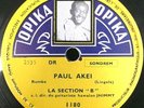 CONGO : PAUL AKEI  JHIMMY Rare RUMBA 78 RPM OPIKA EX