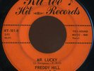 FREDDY HILL Mr. Lucky TX NEW BREED SOUL 45 listen