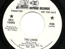 Neil Young The Loner and Sugar Mountain Promo 45