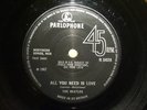 Beatles - All You Need is Love MISPRINT 1stPress NO REF