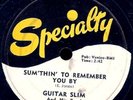 78 RPM JAZZ BLUES R&B R&R GUITAR SLIM SPEC 569 / E-