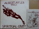 ALBERT AYLER TRIO Spiritual Unity 1965 ESP LP w/BOOKLET