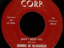 Rare Northern Soul 45 SOUNDS OF BLACKNESS on SOB Corp.