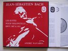 3 LPs BOX  J-S. BACH / NAVARRA  Cello suites  Calliope