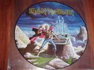 IRON MAIDEN  - RUN TO THE HILLS LIVE PIC DISC ,UK