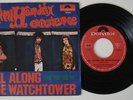 JIMI HENDRIX EXPERIENCE All Along  POLYDOR PS 45 Italy