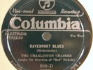 3) 78rpm CHARLESTON CHASERS BLUE WAX COLUMBIA 909-D