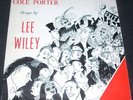 LEE WILEY Cole Porter Songs 10
