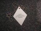 DAVID BOWIE 1974 original  DIAMOND DOG tags no reserve