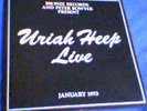 2 LP v. Uriah Heep, Live 1973 auf Bronze Records, Mint