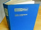SXL RARE insight into DECCA group generale CATALOGUE