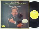 BERMAN (piano) Liszt Annees de Pelegrinage DGG 3 LPs