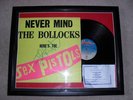 Sex Pistols - NMTB LP Framed SIGNED by Johnny Rotten