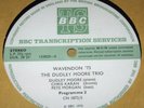 DUDLEY MOORE  /  STEPHANE GRAPPELLY   BBC Transcription