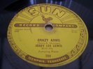 JERRY LEE LEWIS CRAZY ARMS RARE SUN 78 RPM RECORD