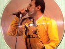 QUEEN Freddie Mercury Yellow 7 PICTURE DISC 45 UK RARE