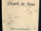 DEATH IN JUNE Flowers of Autumn LP on WHITE VINYL