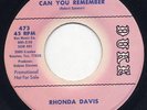 LISTEN-Rare Northern Soul 45-Rhonda Davis-Promo-Can You