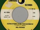 DEL-VIKINGS Somewhere Over the Rainbow 45rpm Luniverse