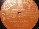 cantorial jewish 78-kadisch-selmar cerini-breslau-ODEON