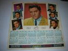 ELVIS PRESLEY 1963 CALENDAR FROM GIRLS GIRLS GIRLS lp