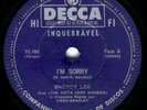  BRENDA LEE 78 I'M SORRY  BRAZIL DECCA70186 M-