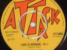 GREGORY ISAACS:LOVE IS OVERDUE pt1/pt2:VGC/EX