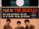 Four By The BEATLES US CAPITOL 45 EP & COVER 1-2121