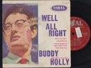 BUDDY HOLLY AUSSIE EP WELL ALL RIGHT ROCKABILLY CORAL