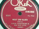 42) 78 RPM LOUIS ARMSTRONG HOT FIVE OKEH 8597