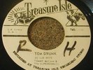 REGGAE 45 HUGH ROY Tom Drunk TREASURE ISLE Records
