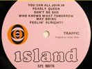 TRAFFIC LP UK PROG PSYCH ISLAND Pink eye 1st PRESS 1968